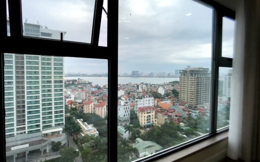 Cho thuê căn 3 ngủ, 114m2 đủ đồ View Hồ Tây tại D’. Le Roi Soleil