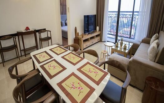 Cho thuê căn hộ 3 phòng ngủ, 111.4m2 đủ đồ view thoáng toà B dự án D’. Le Roi Soleil.